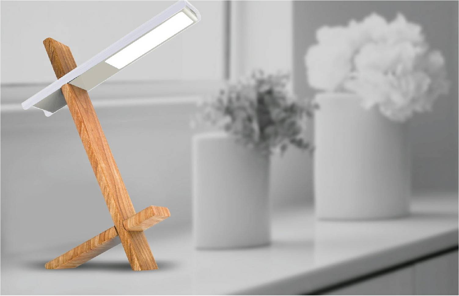 Fashion Purple Gold Silver Portable Usb Led Desk Lamps With Wood Fashion Purple Gold Silver Portable Usb Led Desk Lamps With Wood Base