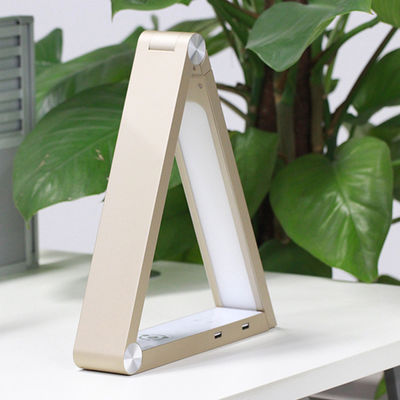 Bedroom Reading 150lm Triangle Desk LED Night Lamp With Wireless Charger