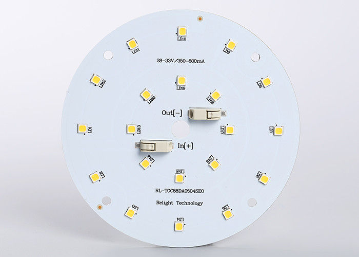 SMD 3528 10W round smd led pcb board , led lighting modules 6000K for panel light