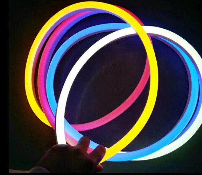 24V IP68 Waterproof LED NEON Flexible Strip Lights 5050 RGBW  5000*12mm