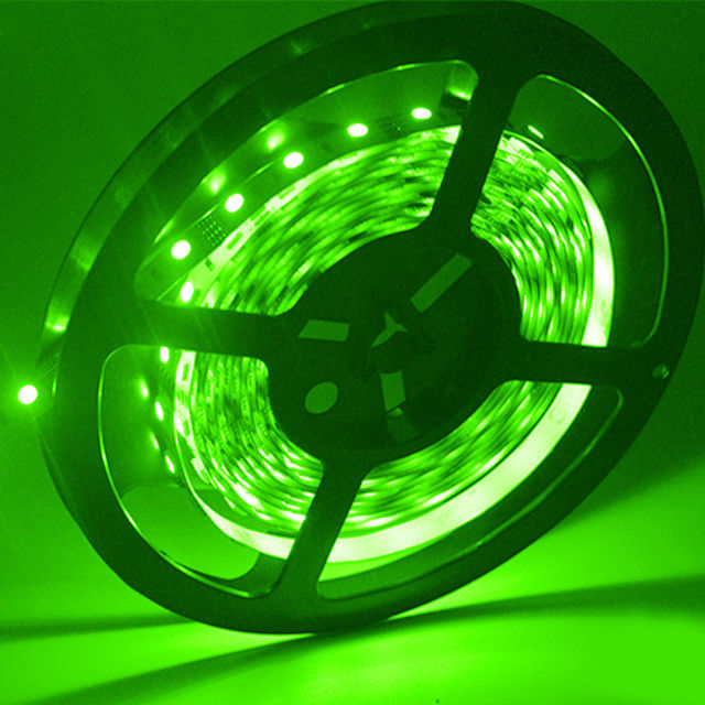 Full color IC led strip 18w / m built - in IC 5050 Flexible LED Strip Lights with 3m tape on the back