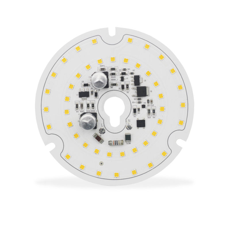 SMD Seoul 3030 600mA DC Round AC LED Module For Downlight / Ceiling Light