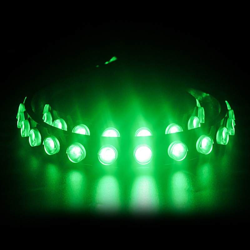 DMX 5050 RGB LED Strip FPC Waterproof IP67 15X45DEG Lens 100W/ Roll
