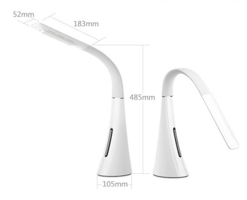 Student Cool Small LED Desk Light Eye Protection With Gooseneck