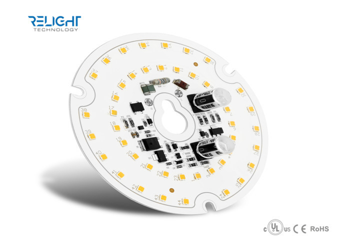 Aluminum 16W D100mm Round LED AC Module for Downlight / Panel Lights 1760Lm, 110Lm/W