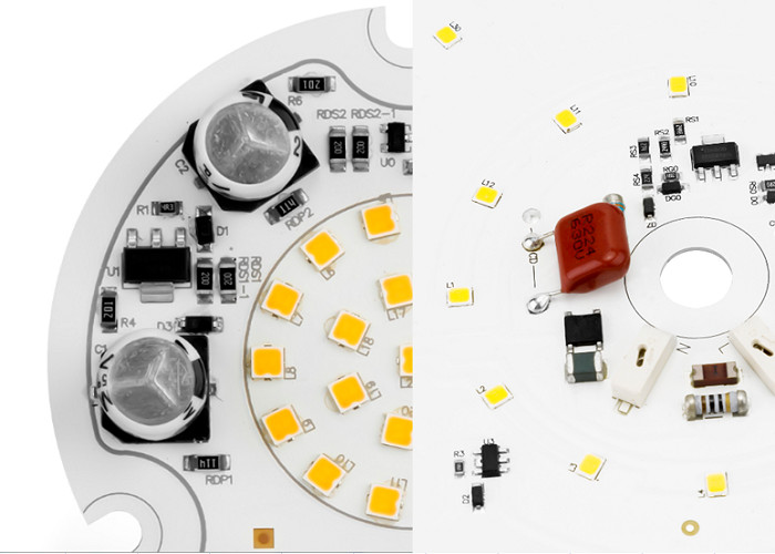 AC 120V Round Module Down Light and Ceiling ALUMINUM PCB material white color 70mm 9W 120 Beam-angle