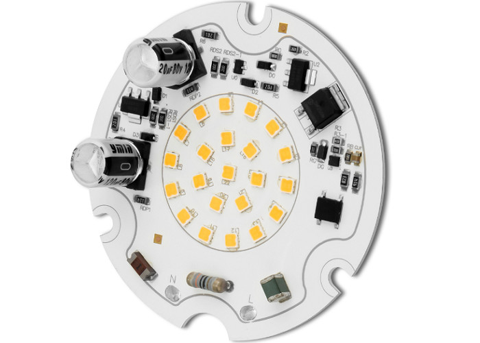 Round D70mm AC LED Module  PCB Lighting 120LM/W 2700-6500K