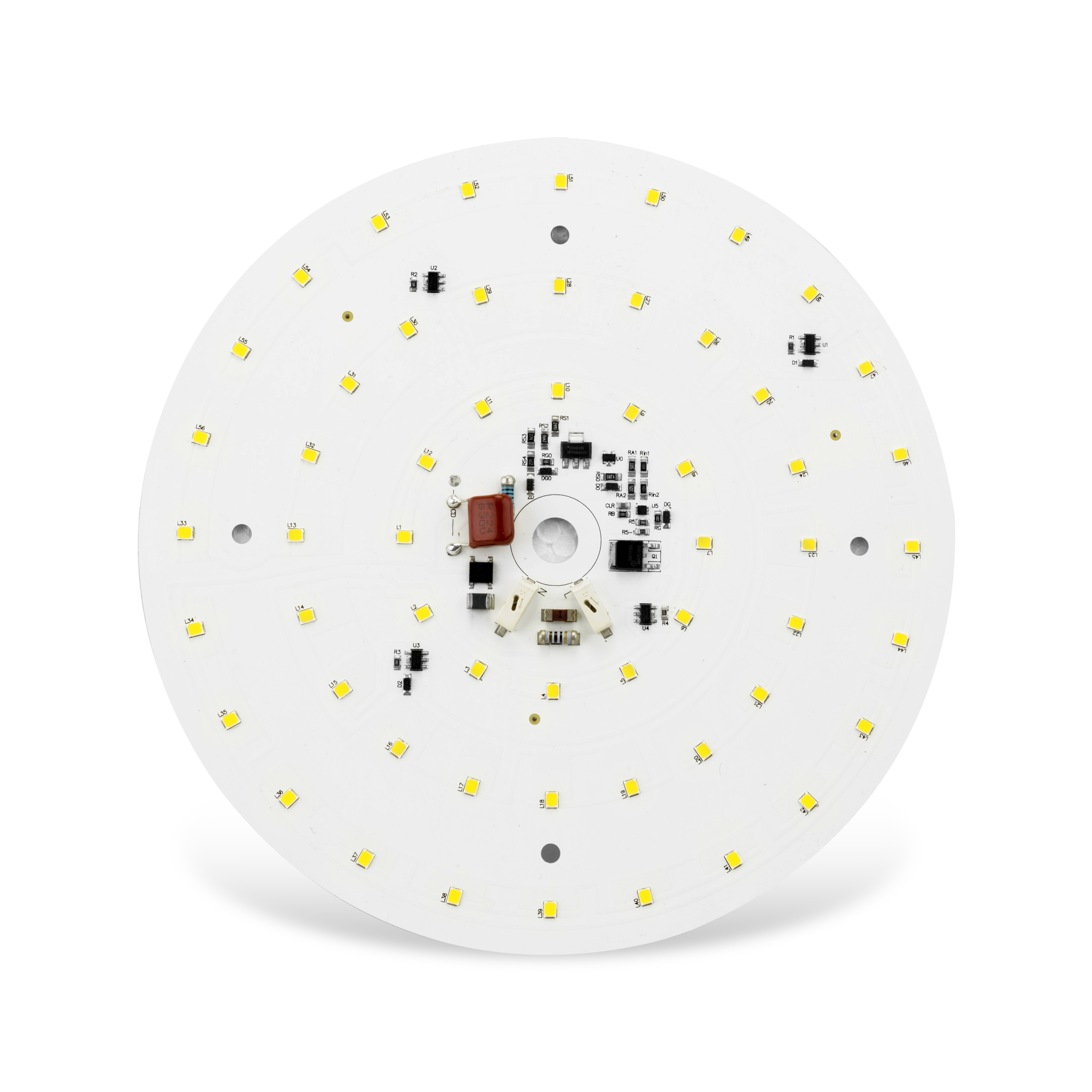 AC LED module 120 / 230V input for round ceiling light with white aluminum PCB