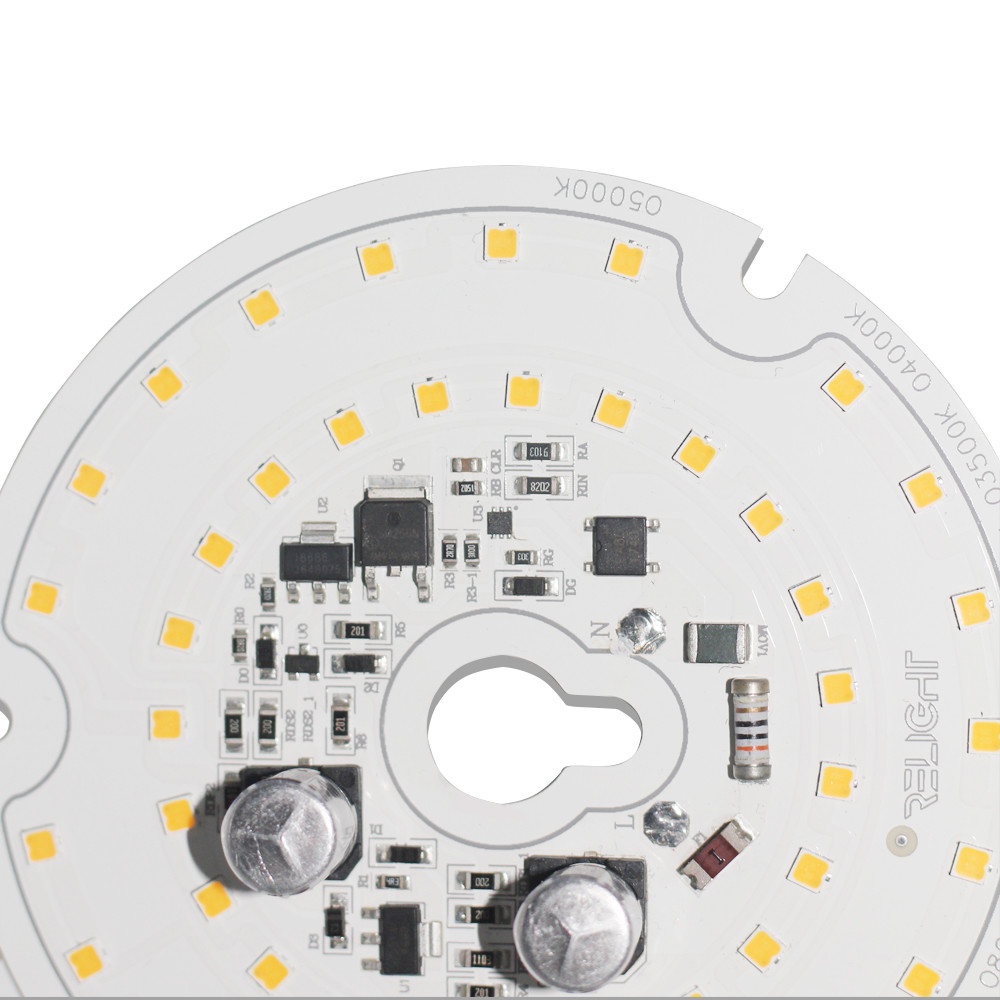 SMD Seoul 3030 600mA DC Round AC LED Module For Downlight / Ceiling Light