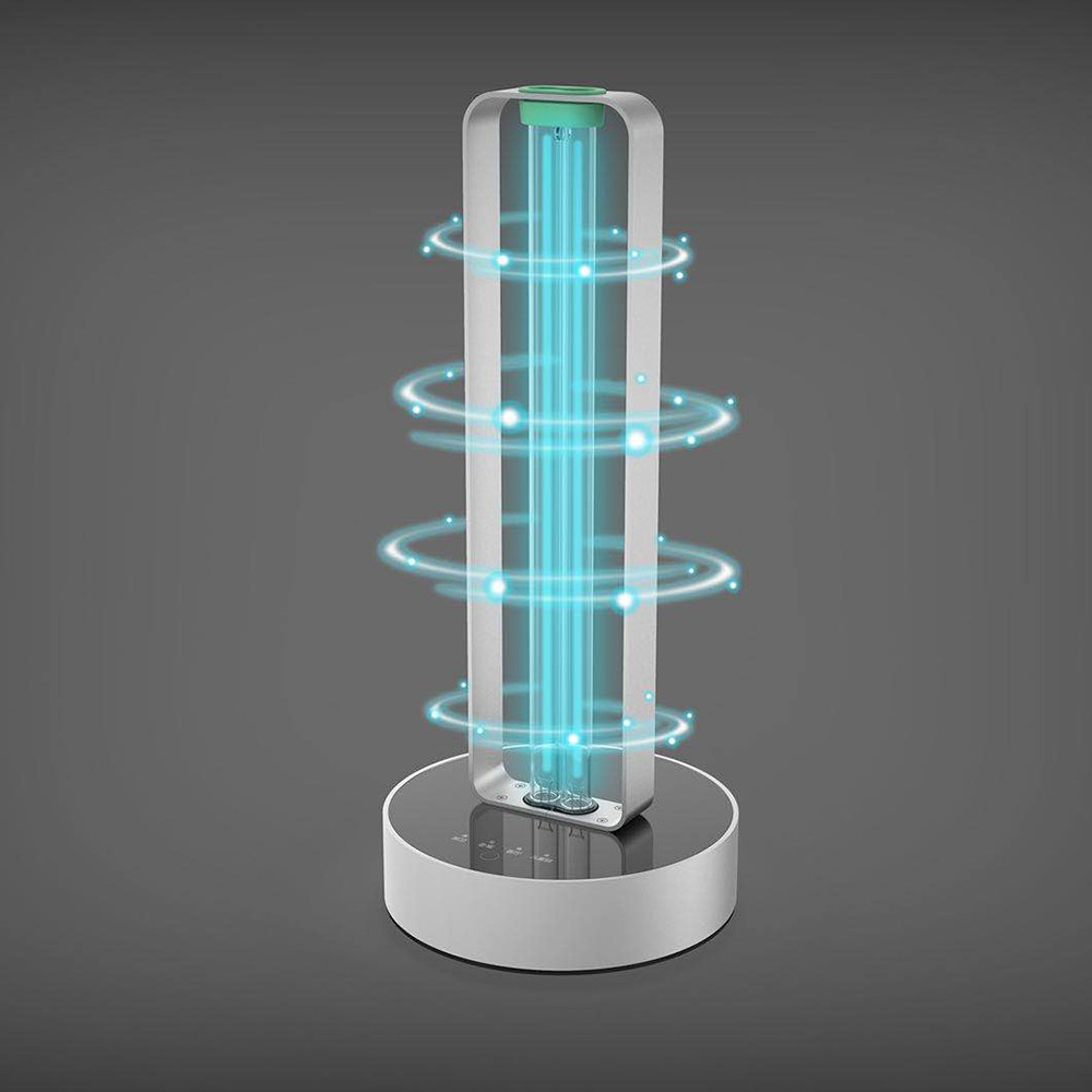 Desktop UV Germicidal Lamp , Household High Output UV Lamp For Room Sterilization